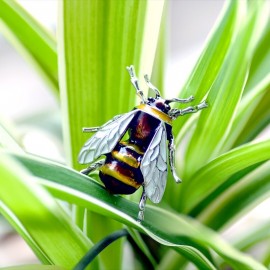 Cute Mini Bee Enamel Brooch | Unique Bee Lover Gift Idea