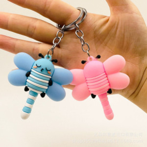 Porte-clés Libéllule pour Enfant - 2 couleurs au choix !