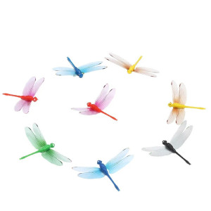 Cute 3D Dragonfly Wall Stickers | Gift Idea | Set of 10