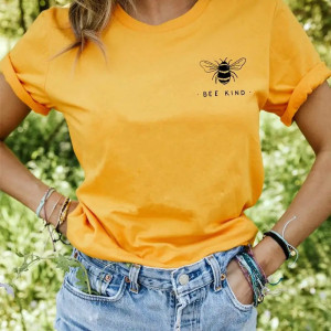 Magnifique T-shirt Bee Kind pour femme
