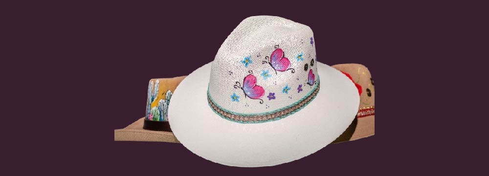 Butterfly cap, nature accessory and original gift