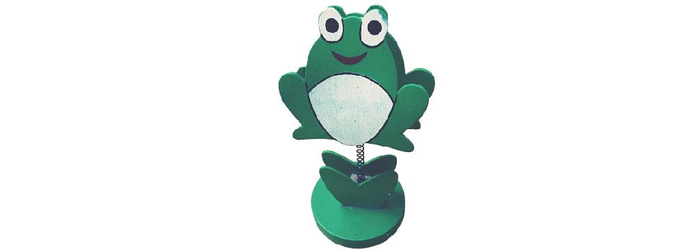 Frog sticker, nature stickers and decor to personalise