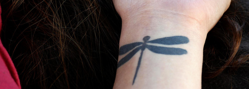 Dragonfly bracelet, nature jewellery for the wrist and gift