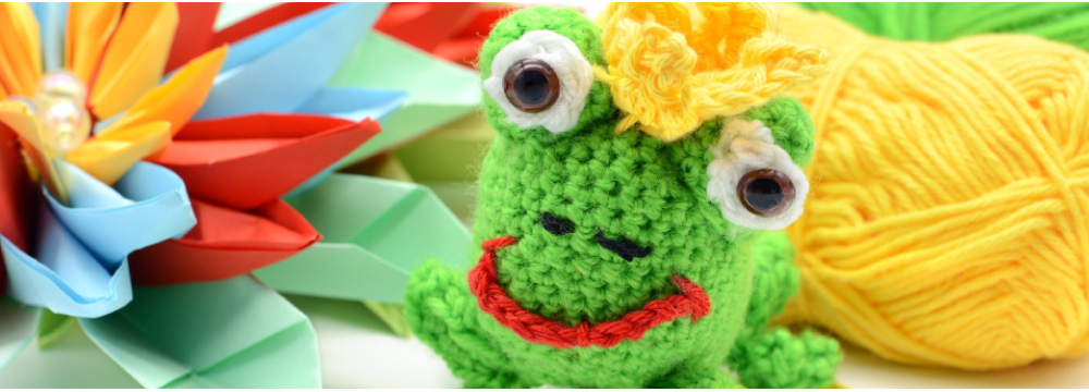 Frog scrapbooking, craft decor and nature album supplies