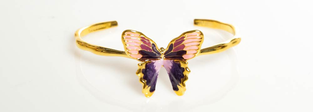 Butterfly ring, nature band and symbolic gift idea