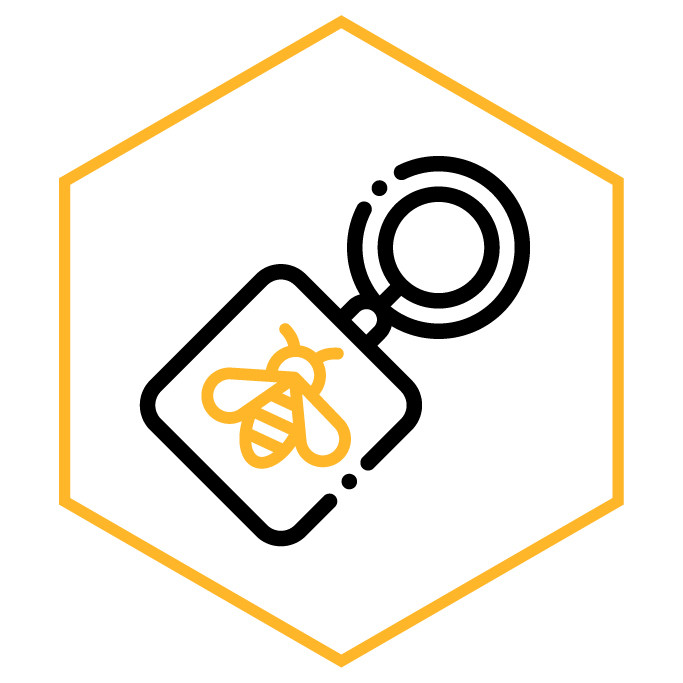 category icon Bee Keychain